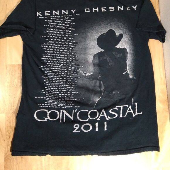Kenney Chesney Goin' Coastal Tour 2011 T-Shirt - Picture 5 of 7